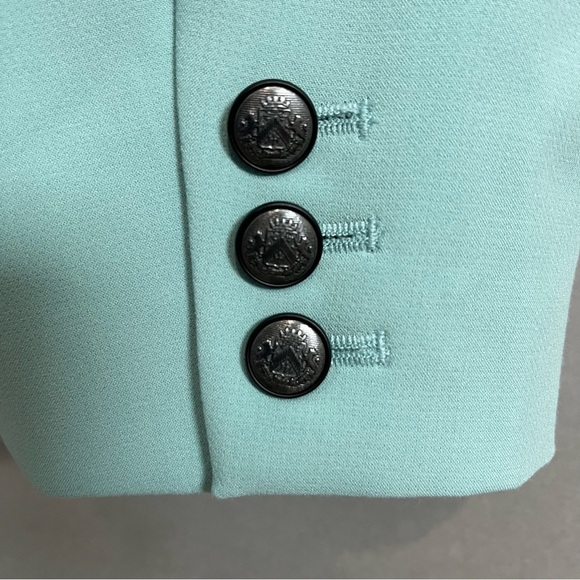 White House Black Market Green Lined Blazer NWOT - Picture 8 of 16